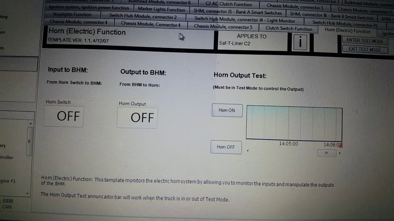C2 School Bus Using Freightliner Diagnostic Link Software - YouTube