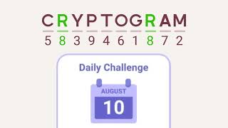 Cryptogram Daily Challenge August 10 2024 - 'Welcome to Rio' Answers