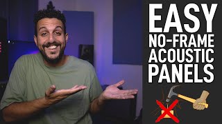 I made the easiest DIY acoustic panels ever!