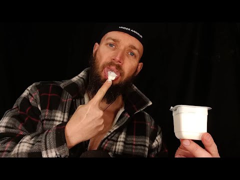 ASMR Licking Yogurt Off Me Finger | Elite Level Mouth Sounds 😋 You Will Be Tingling Like A MOFO ⚡