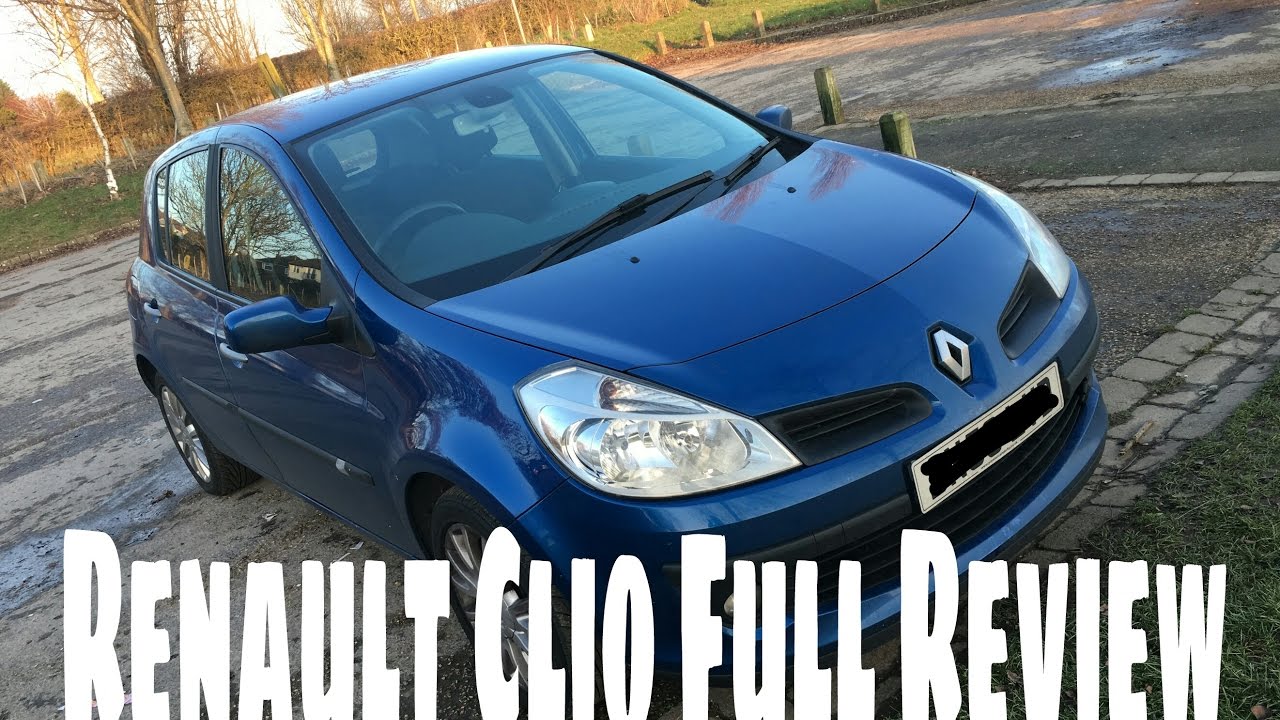 Full Renault Clio 2007 Review Great First Car? YouTube