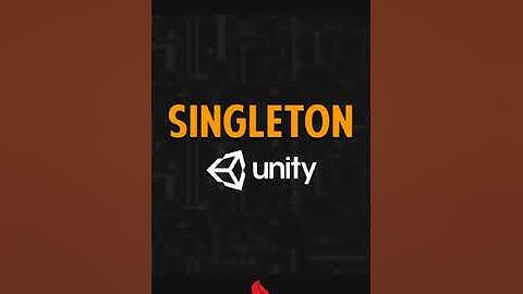 Unity Singleton Pattern (in 60 seconds) #Shorts