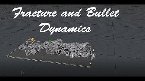 Fracture and bullet Dynamics in Lightwavve 3D