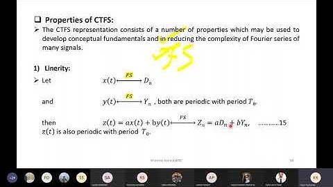 June 7 Class 10 Signals and Transforms : Chapter-3: Fourier Series
