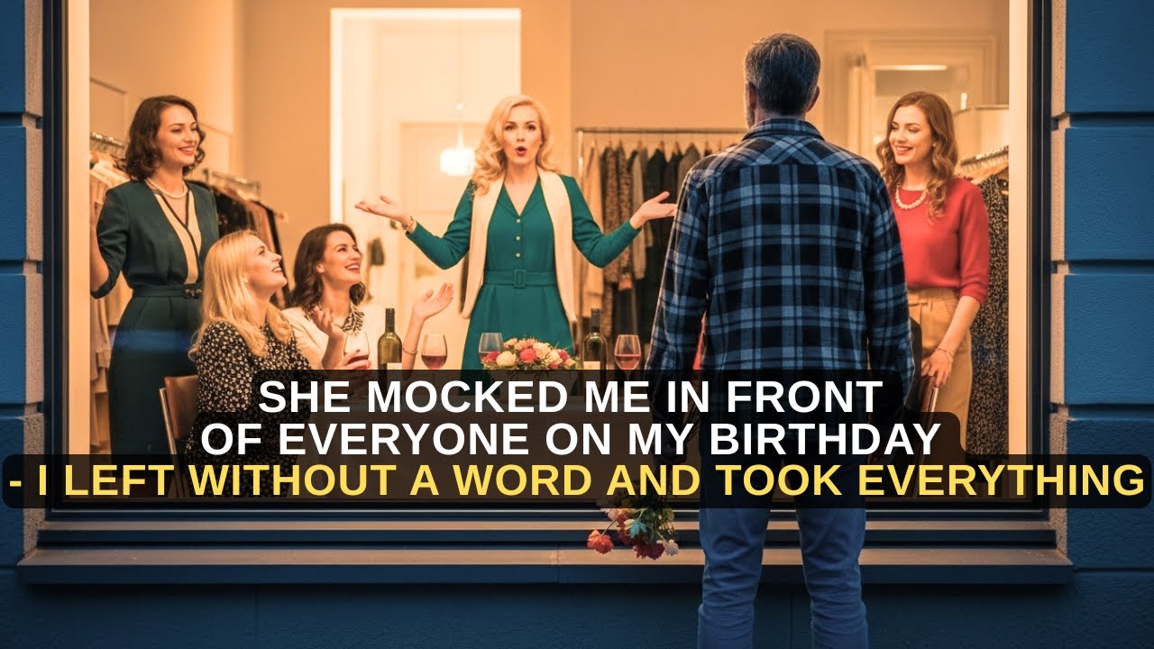 She Mocked Me in Front of Everyone on My Birthday — I Left Without a Word and Took Everything