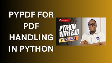 43. PyPDF for PDF Handling in Python