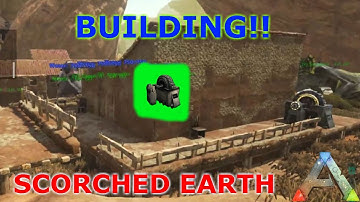 BUILDING A STORAGE PLACE  ark scorched earth E10