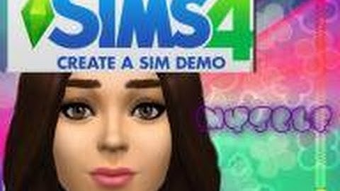 Sims 4 Create A Sim Demo¬Creating Myself¬Simself
