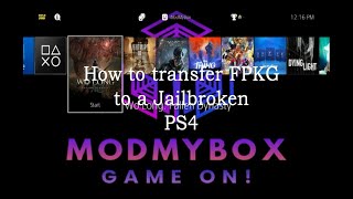 How To Transfer Fpkg To A Jailbroken Ps4 2 Methods