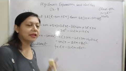 Class 8 Chapter9(Algebraic Expressions and identities)   Exercise 9.3 Question 5 (a, b, c, d) parts