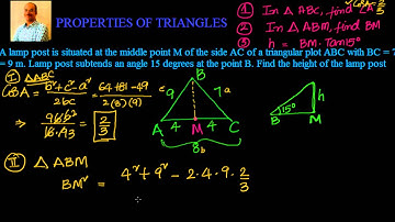 Properties of Triangles - Examples 10