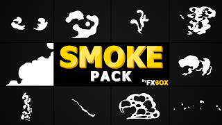 Cartoon Smoke Elements Fire & Smoke FX — Add This to Your Next Video