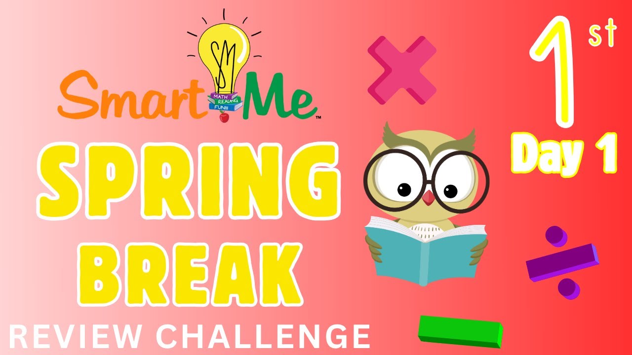 1st Grade Spring Break Review | Fun Math and Reading Practice for ...