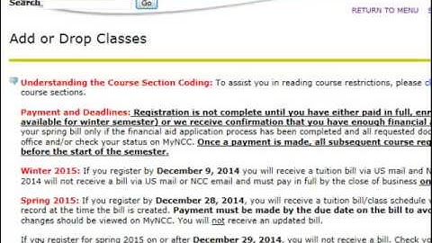 Video 2 How to Register for Classes