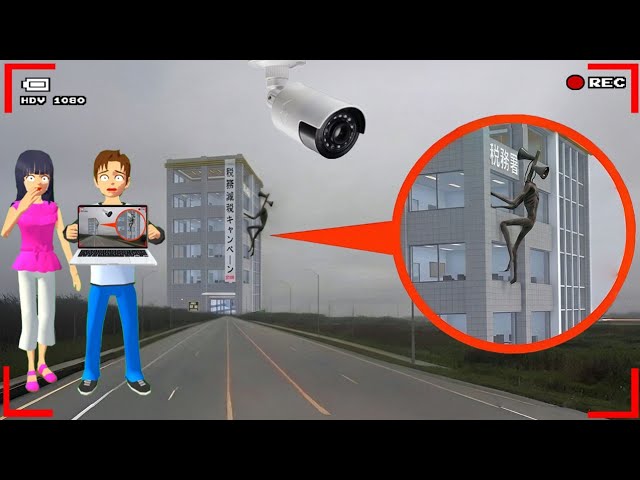 Yuta Mio Panik CCTV Merekam SIREN HEAD Di Kota Sakura 😱| Sakura School Simulator