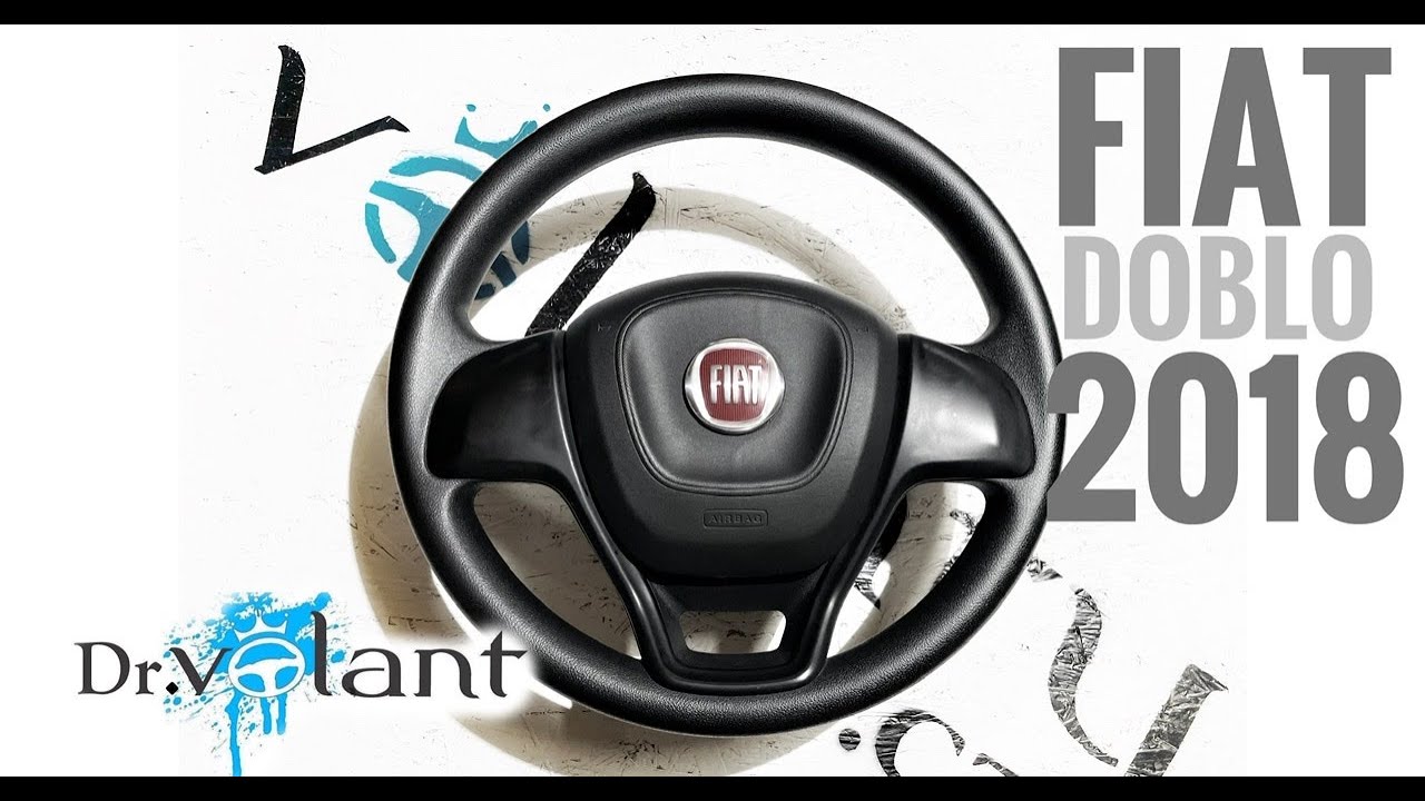 Fiat Doblo 2018 airbag steering wheel removal - Dr.VOLANT - YouTube