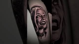Another look at this awesome Harley Quinn portrait by Marta Make done at! 💥💥 | #Shorts