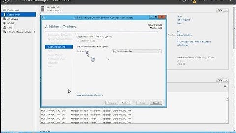How to install ADC in Windows Server 2012 R2