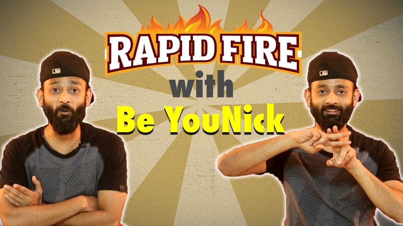 Rapid Fire Round with Be YouNick | Life Hai Video | Vidooly - YouTube