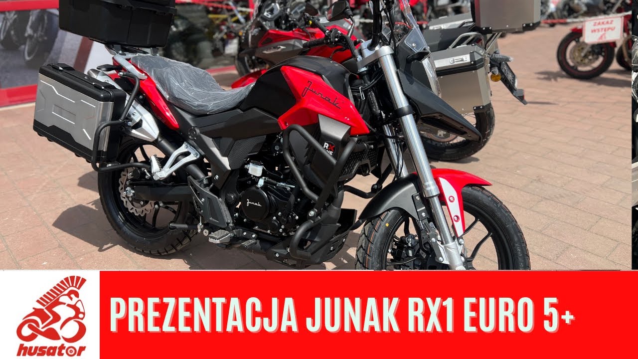 Junak Rx One Pierwsza prezentacja Nowego Junaka RX One 125 Euro 5+ 15 KM. - YouTube