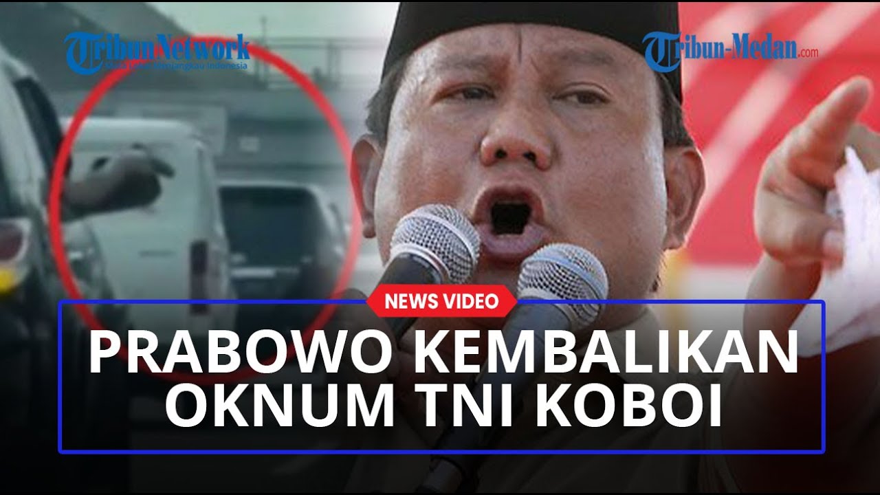 TEGAS! Kemenhan Kembalikan Oknum TNI Koboi yang Todongkan Pistol di Tol