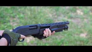 Hatsan Escort pump-action shotgun @International Defence Academy