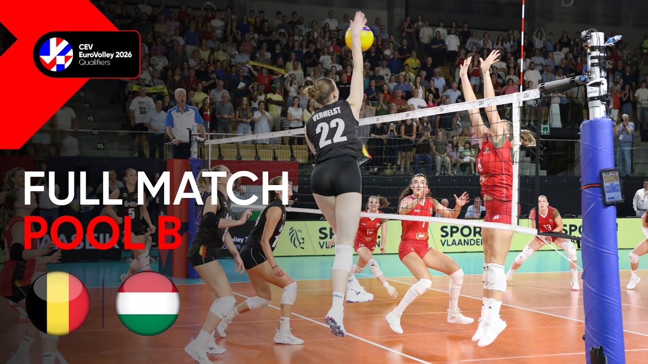 Full Match | Belgium vs. Hungary | CEV EuroVolley 2026 | Qualification Phase W | Pool B