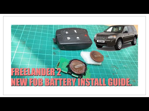 Freelander 2 new remote fob battery install –  Land Rover – how to guide.