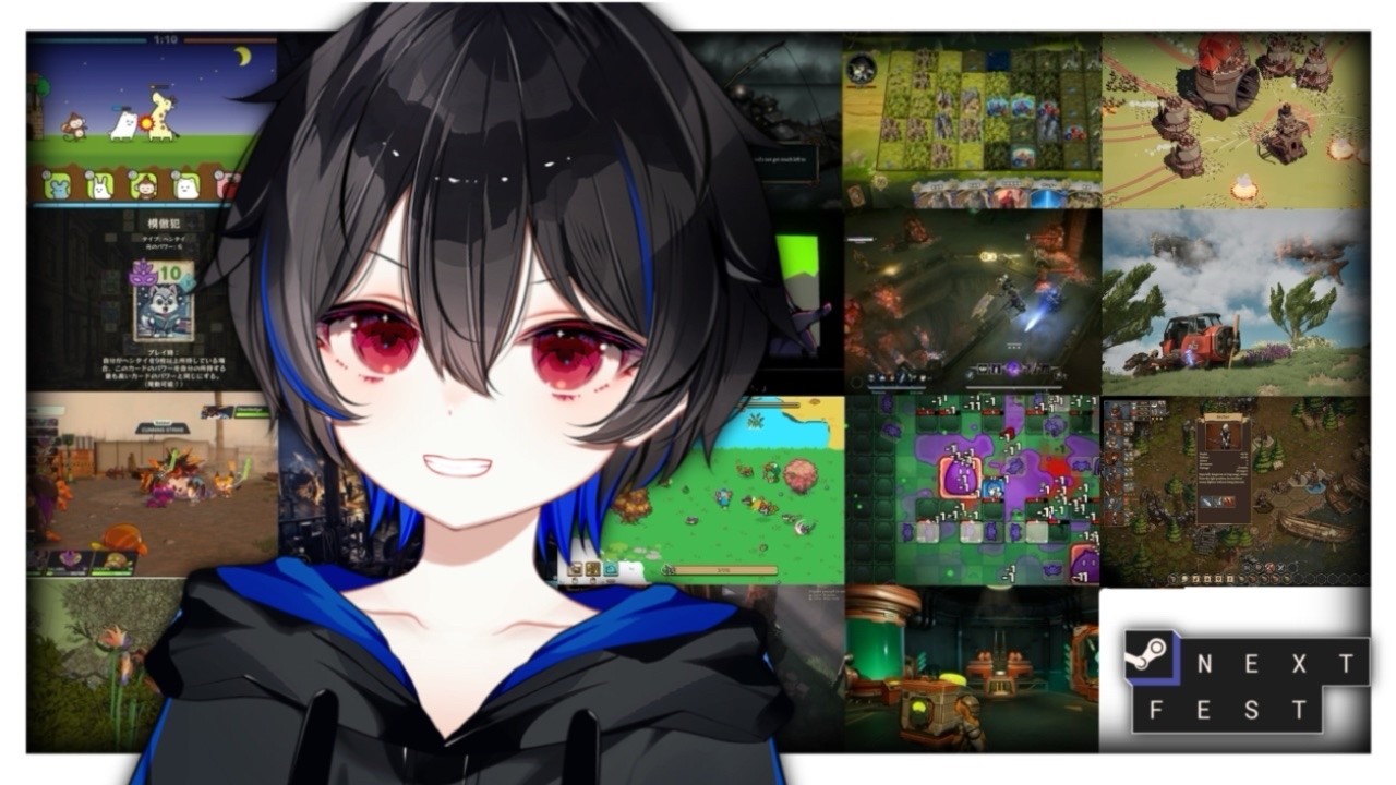 【Steam Nextフェス】期待の新作を求めて！今日はRACCOIN、Patent Tycoon、Vampire Crawlers の予定です #steamnextfest