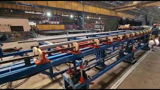 Bright bar grinding automatic centerless grinding machine at JSW Steel Plant with auto feeder