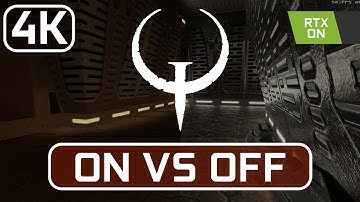 Quake 2 RTX On vs Off Comparison on 3080Ti [4K Ultra]