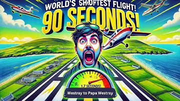 The World’s SHORTEST Flight: I Blinked and Missed It!