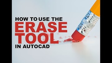 How to erase lines in AutoCAD | [ERASE TOOL] Beginner