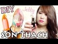 DIY SON 10 | LÀM SON THẠCH TRONG VEO - Jelly Lipstick DIY | Ngọc Bube