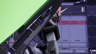 Sazabis Beam Tomahawk Throw - Gundam Evolutionblender Animation