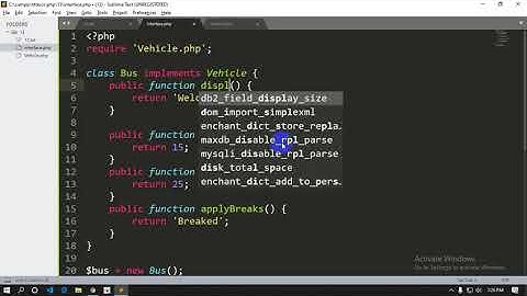 OOP to Laravel PHP Interface and  Abstract class Bangla Tutorial, Class-16