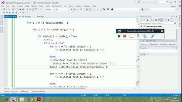 تمرين في لغة الفيجوال بيسيك دوت نت #23
