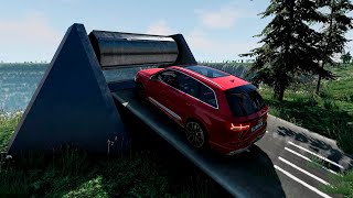 Car VS Large Roller #6 BeamNG drive #beamngdrive