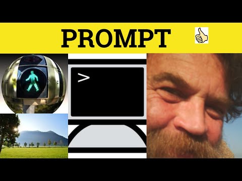 🔵 Prompt Meaning Prompted Examples - Prompter Prompting - C2 English Vocabulary