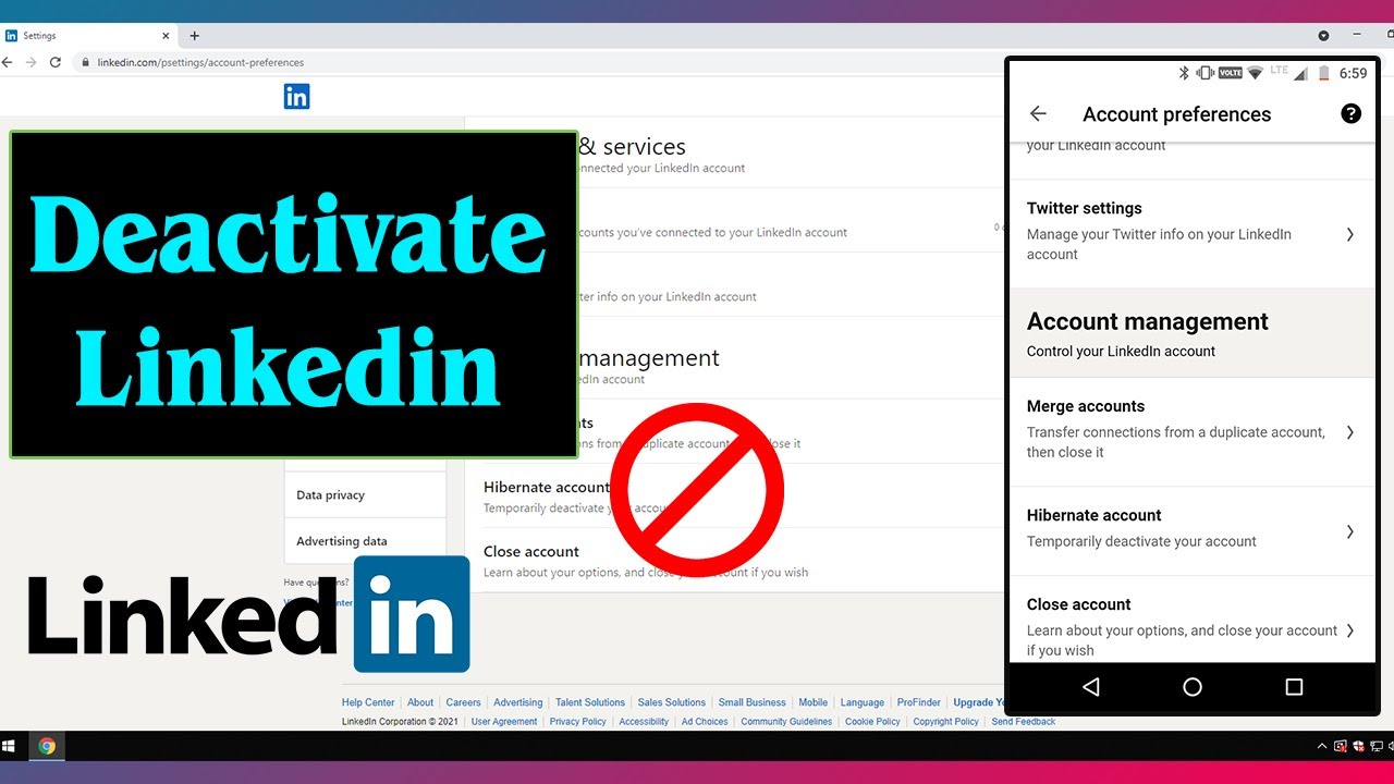 [GUIDE] How to Deactivate LinkedIn Account Very Easily & Quickly - YouTube