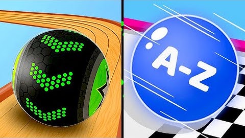 Going Balls vs A-Z Run 🔲◼️🔲Walkthrough Android iOS Gameplay
