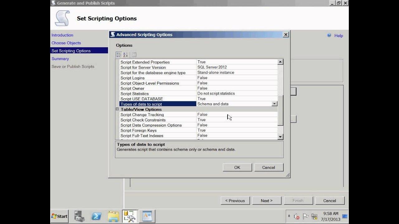 SQL Server 2012 backup single table - YouTube