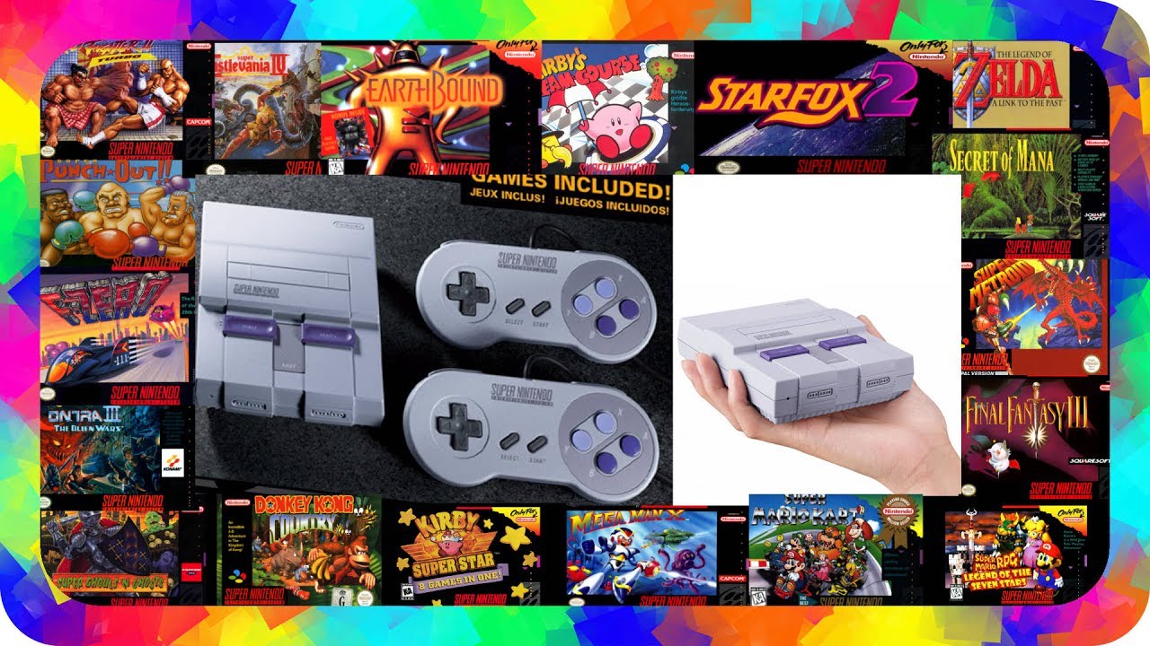 nintendo super nes classic edition 500 games