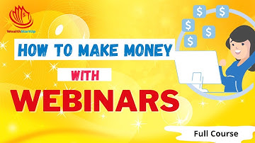 How to Make Money With Webinars - Beginners Guide to Webinar (Full Course)