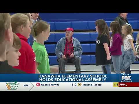 Kanawha Elementary School wishes neighbor Happy 100th Birthday