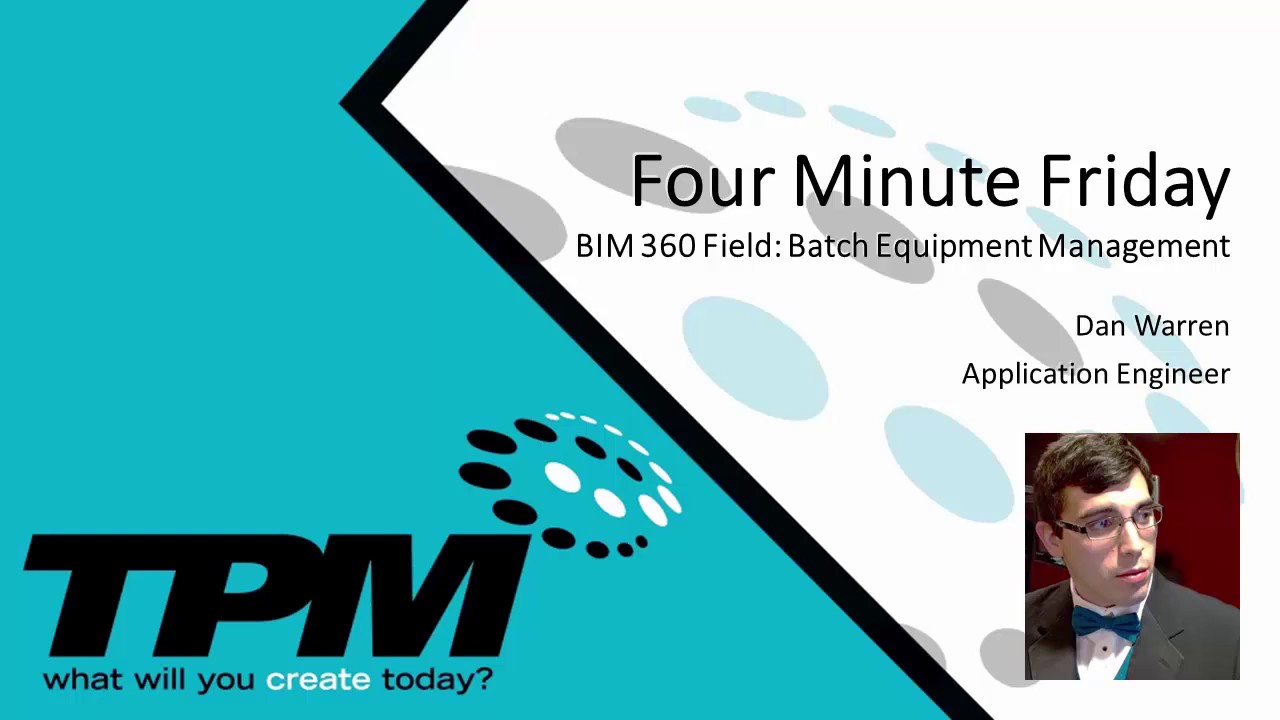 BIM 360 Field Batch Equipment Management - YouTube