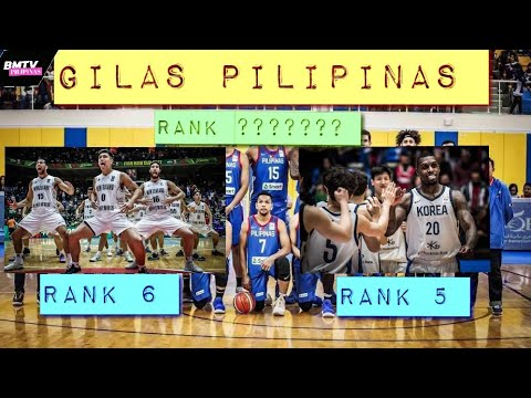 GILAS PILIPINAS | PANG ILAN SA FIBA ASIAN OCEANA RANKING ?