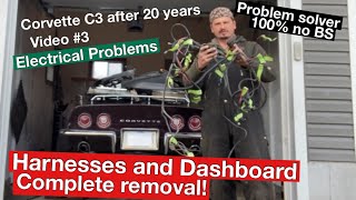 Engine Harness, Headlight Harness Dashboard Removal Troubleshooting electrical problems Corvette C3