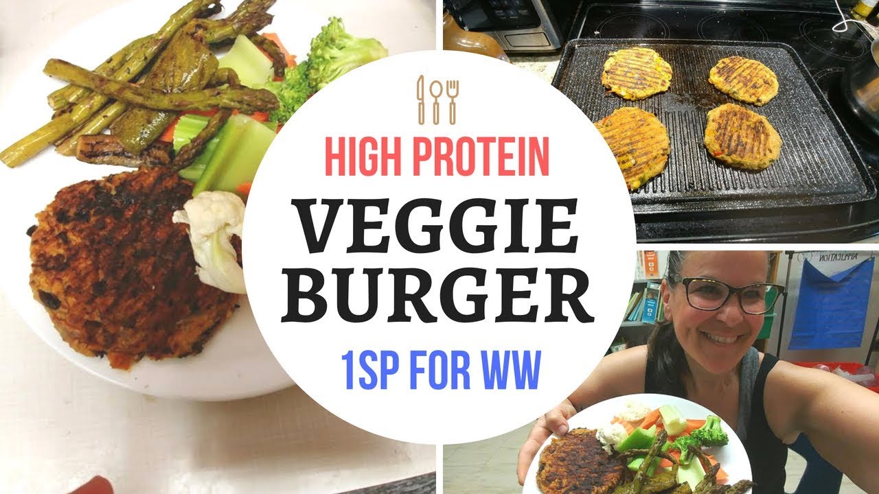 Veggie Burger High Protein Veggie Burger Recipe Video (1SP) for
