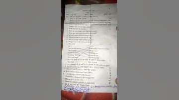 class 6th English  ka paper half yearly 2022-2023 up board